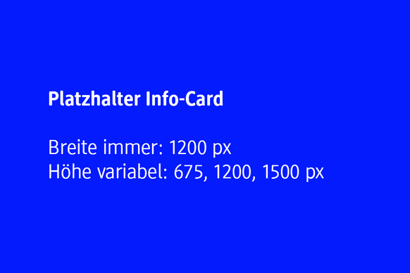 Platzhalter Info-Card